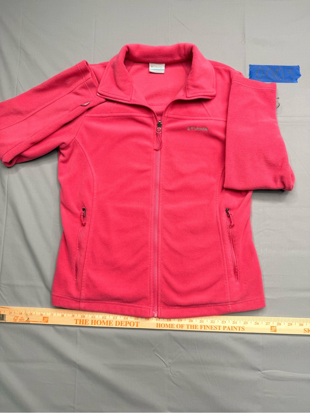 Columbia Hot Pink Fleece Zip Jacket
